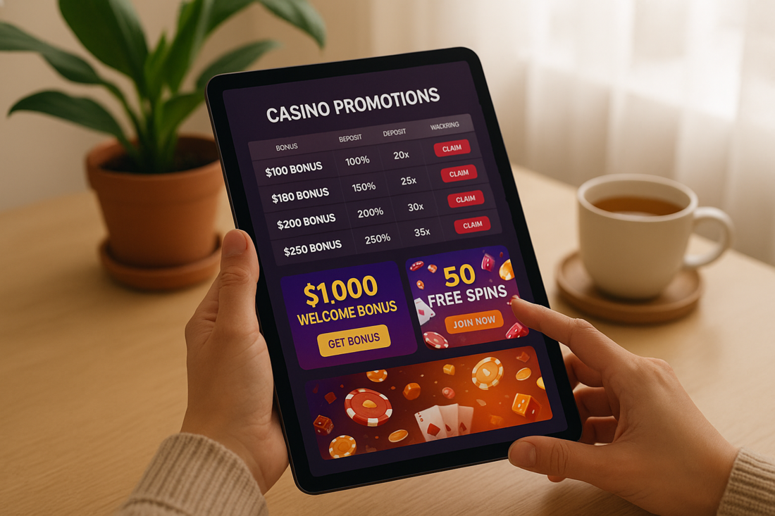 Types of online casino bonuses